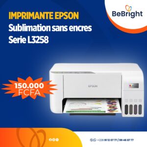 IMPRIMANTE EPSON L3258 SUBLIMATIONSANS ENCRE