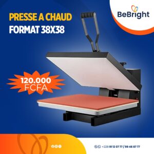 PRESSE A CHAUD - FORMAT 38CM x 38CM